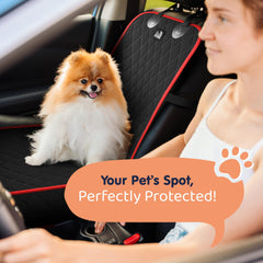 Petloox cubre asiento frontal antideslizante mantiene el asiento estable