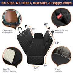 Petloox XL cubrecoche con anclajes mantiene estable la funda