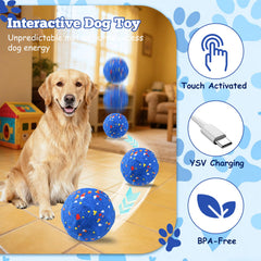 Petmarket, pelota impermeable IP54 para jugar bajo lluvia o en la playa.