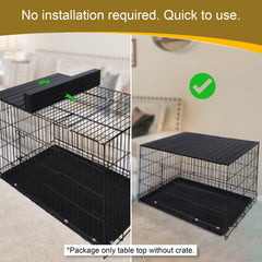 Petmystify tapa superior diseño decorativo negro para hogar
