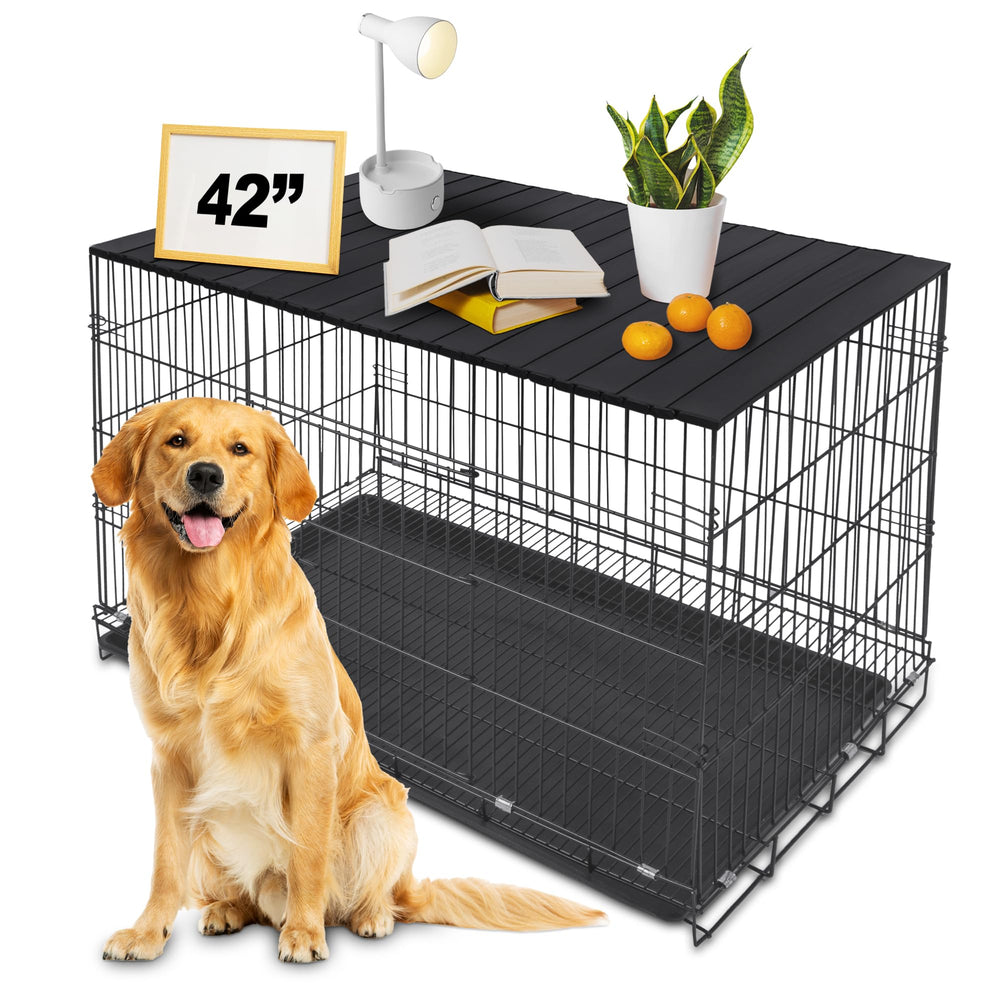 Petmystify tapa superior para jaula de 42 pulgadas, superficie de almacenamiento adicional