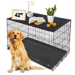 Petmystify tapa superior para jaula de 42 pulgadas, superficie de almacenamiento adicional