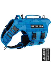 PETNANNY arnés táctico azul para perros grandes con ajuste cómodo.