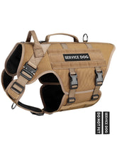Arnés táctico PETNANNY para perros grandes con cobertura total, ideal para entrenamiento.