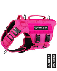 ARNES PETNANNY táctico rosa para perro grande, ajuste cómodo para paseos.