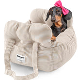 Asiento PETNEX para perro pequeño, seguro y cómodo en el coche
