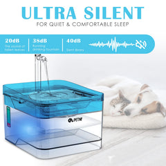 PETNF-3-modos-flujo-fuente-agua, ajuste fácil para mascotas.