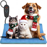 Almohadilla PETNF para mascotas con ajuste de temperatura para calor cómodo.