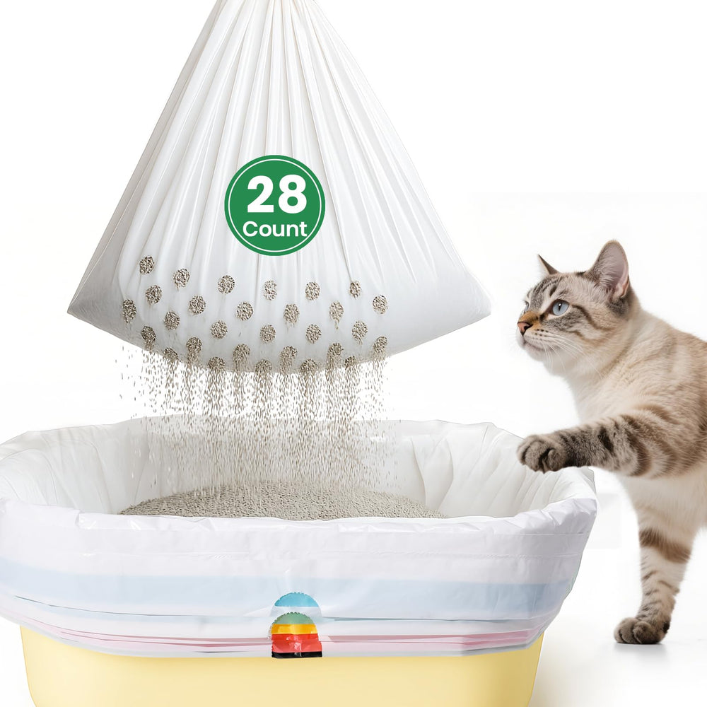 PETOCAT bolsas litter tamizadas con 76 huecos de 1 cm para limpieza eficiente