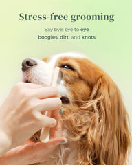 Mango ergonómico de Petora, agarre cómodo para sesiones de grooming.