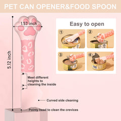 PETPAWLOVELY cucharas para premios, porciones limpias