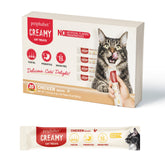 PETPHABET tubitos de pollo en empaque práctico para premiar a tu gato