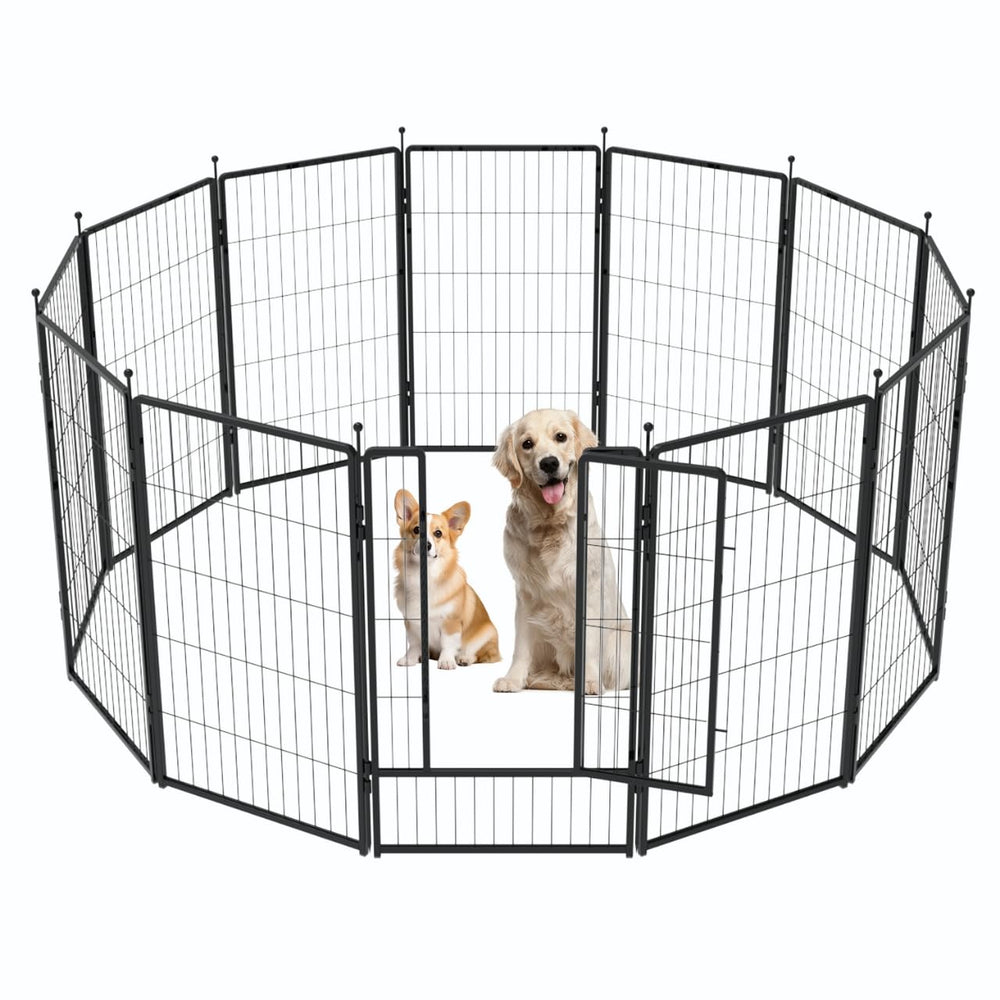 PETREEK jaula de perro 42 pulgadas, uso interior y exterior, segura