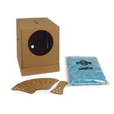 PetSafe caja de arena desechable colapsable vista frontal para viaje sin desorden