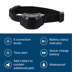 Diseño impermeable de PetSafe ideal para exteriores y lluvia ligera.