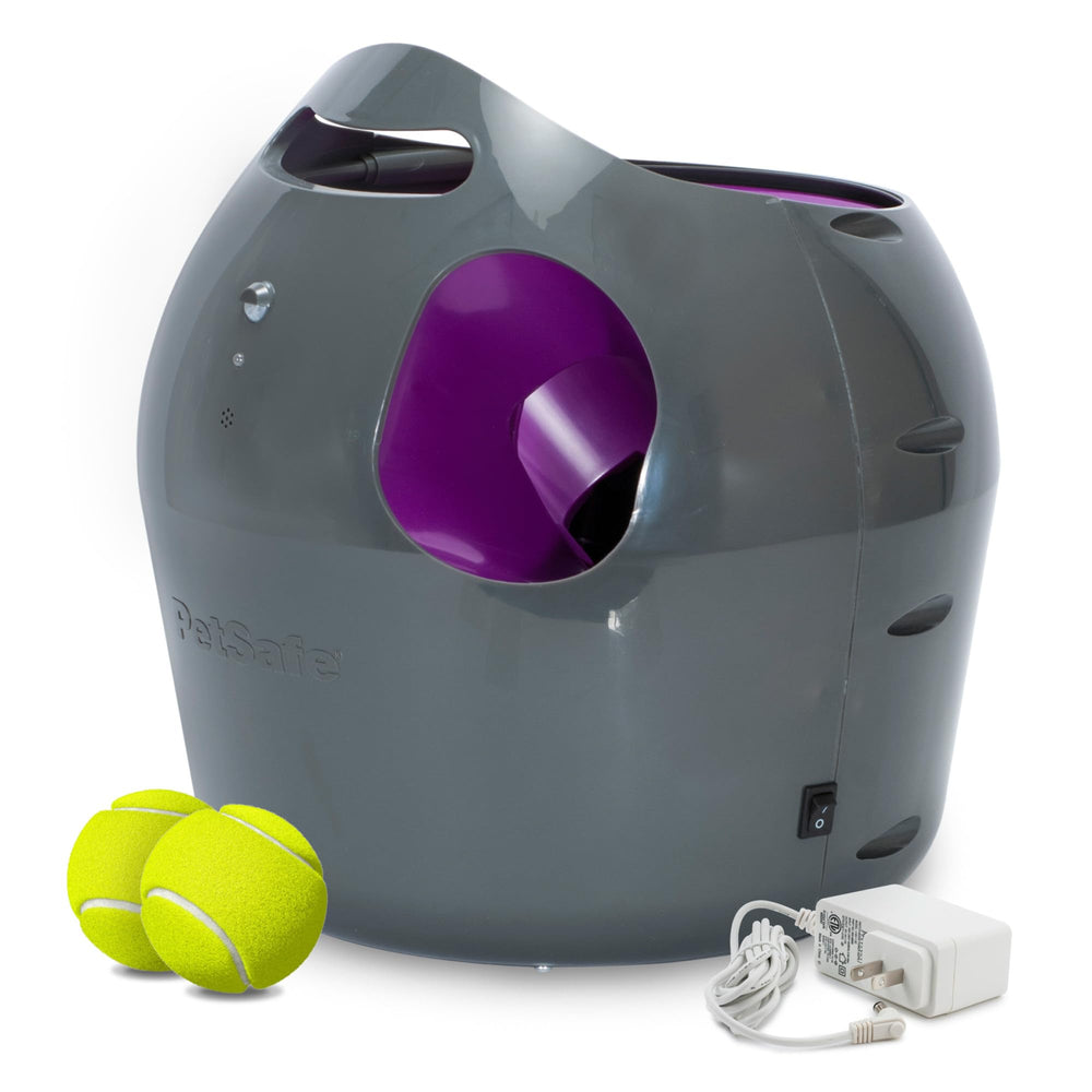 PetSafe lanzador automático para perros, apto para interior y exterior, fomenta juego constante.