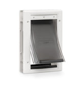Petsafe puerta exterior para mascotas, instalación rápida y segura.