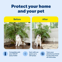 PetSafe SSSCAT spray sin olor ayuda a corregir conductas sin irritar