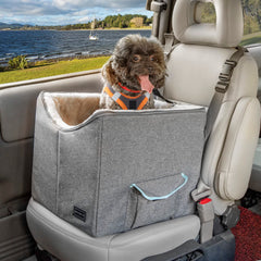 Petsfit asiento para perro pequeño con vista frontal para viajes más tranquilos