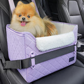 Petsfit muestra el cierre de seguridad patentado para mayor seguridad en cada viaje.