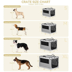 Petsfit caja-perro-cubierta-duradera protege a la mascota con tela 600D.