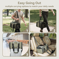 Petsfit transportín con cama removible y lavable para viajes