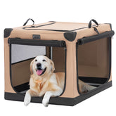 Petsfit jaula 40, puerta de malla frontal, mejora ventilación y acceso.