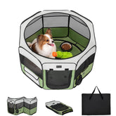 Petsfit corral para cachorros de 29 pulgadas con dimensiones amplias para juego seguro.