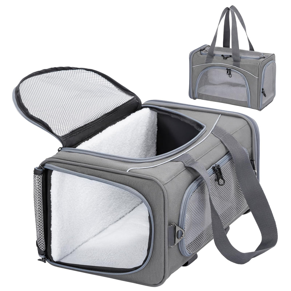 Petsfit transportín para gatos, compacto y ideal para viajar bajo el asiento.