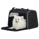 Petfit portador para gato grande con tapete de felpa para viaje cómodo.