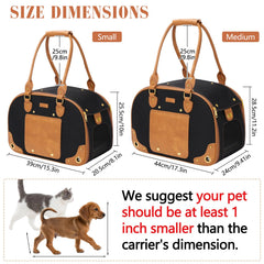 PetsHome porta-perro interior acolchado rígido para mayor confort.
