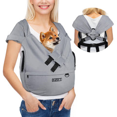 Petskd portador frontal para perro: cómodo transporte en el pecho.