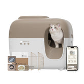 PetSnowy caja autolimpiante: control de olores para un hogar más fresco.