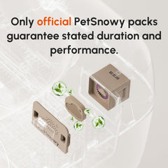 PetSnowy Robertet fragancias olor-control mensual: aroma fresco que reduce olores.