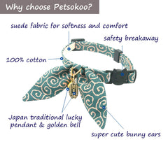 PetSoKoo collar con colgante 開三運: añade personalidad a cada paseo.