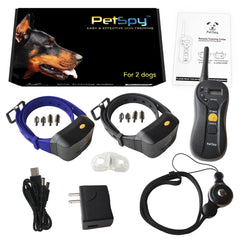 PetSpy P620 control remoto con alcance amplio para entrenos en exteriores.