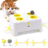 PETSWEET juguete interactivo para gatos con tres modos, entretenimiento continuo.