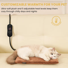 PetTemp almohadilla para gatos con temporizador para sesiones seguras