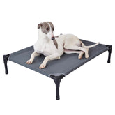 Pettycare Cama Elevada Exterior de 42 pulgadas para perros grandes, descanso al aire libre