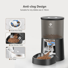 Petultra alimentador automático, bolsa desecante para conservar la comida.