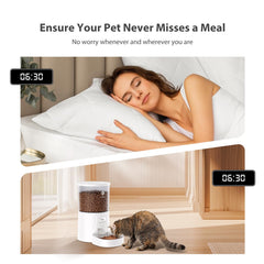 PETULTRA sistema programable 1-6 comidas para rutinas diarias de mascotas