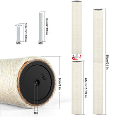 PETUOL tornillos M8 compatibles para instalación rápida y segura