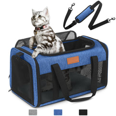 PETUX transportín para viaje bajo asiento, cómodo y compacto para cabina.