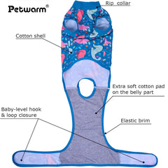 PetWarm mono para perros, ajuste trasero ajustable para mayor comodidad.