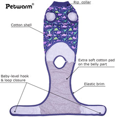 PetWarm cierre velcro, alternativa al collar isabelino para evitar lamidos