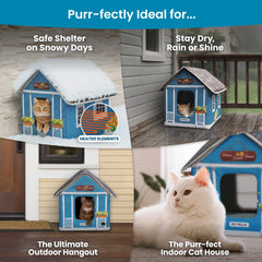 PETYELLA Deluxe: techo y paredes aisladas, mantienen calor y confort en días fríos.
