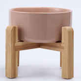Petygooing cuenco cerámico elevado, diseño ergonómico para comer cómodo.