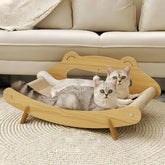 PetZen Garden rascador-gato-curvo extragrande sobre sisal para rascar