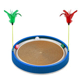 PetZen Garden rascador-gato-redondo-20-pulgadas para rascar y descansar.