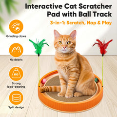 PetZen Garden superficie de rascar de cartón premium para juego diario